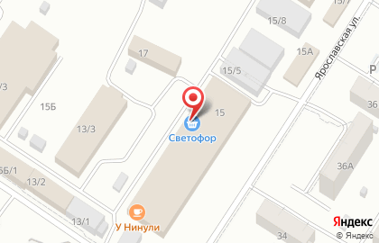Продуктовый магазин в Новокузнецке на карте