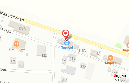 Магазин Прораб на Красноармейской улице на карте