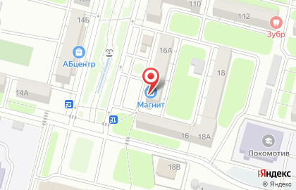 Супермаркет Магнит в Фокинском районе на карте