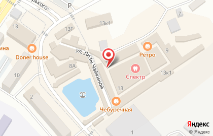 Продуктовый магазин Для вас на улице Л.Чайкиной на карте