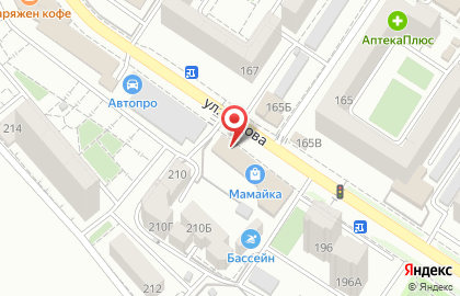 Цветочный дворик в Новороссийске на карте