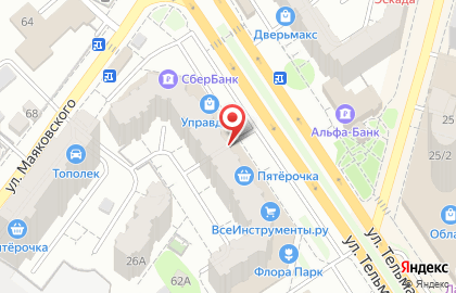 Интернет-гипермаркет товаров для строительства и ремонта ВсеИнструменты.ру на улице Тельмана на карте