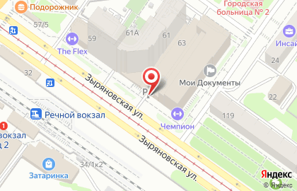 Компания по продаже отделочных материалов РазРез на Зыряновской улице на карте