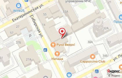 Банкомат Фора-Банк на Сибирской улице на карте