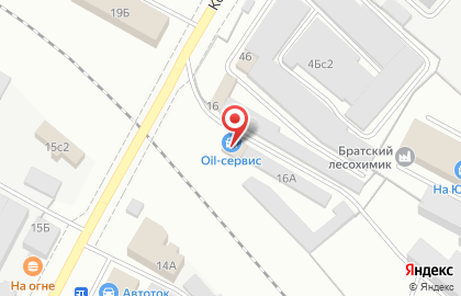Автосервис Oil-сервис на Коммунальной улице на карте
