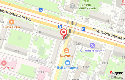 Продовольственный магазин на ул. Айвазовского, 177/1 на карте