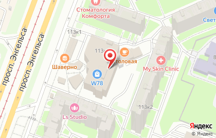 Москомприватбанк на улице Энгельса на карте