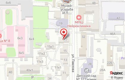 Ювелирная мастерская на улице Павлова на карте