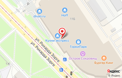 Банкомат Восточный на улице Рихарда Зорге на карте