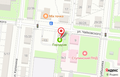 Мясной двор, магазин на улице Чайковского на карте