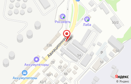 Рекламно-производственная компания Клевер на Авиационной улице на карте