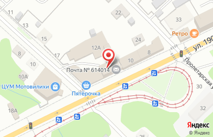 Торговая компания Алькор в Мотовилихинском районе на карте