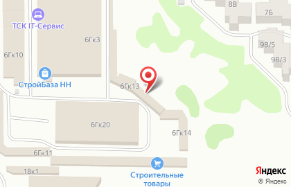 Магазин отделочных материалов на улице Композитора Касьянова на карте