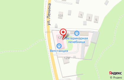 Служба заказа легкового транспорта City на улице Ленина на карте