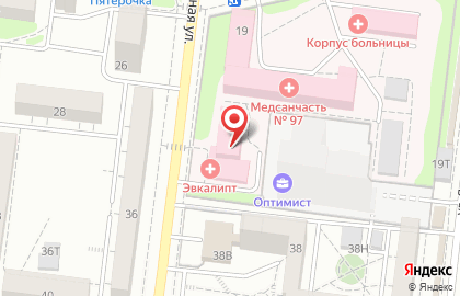 Клиника семейной медицины Эвкалипт на Путиловской улице на карте