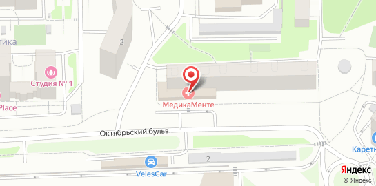 Медико-хирургический центр Медика Менте на карте