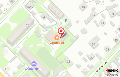 Столовая в Вологде на карте