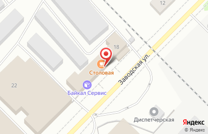 Торговая компания ОптТорг на Заводской улице на карте