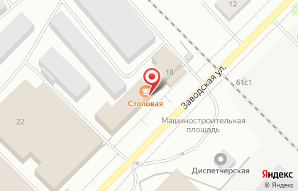 Геодезическая компания Терра на Заводской улице на карте