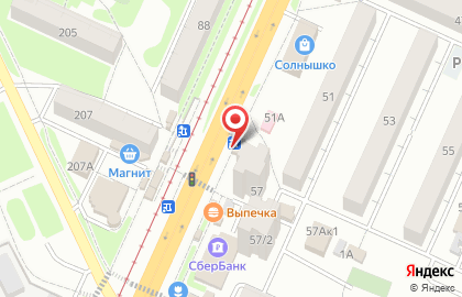 Цветочный салон У Солнышко в Железнодорожном районе на карте