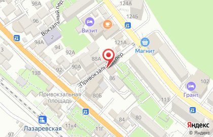 Снежанна в переулке Лазарева на карте
