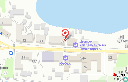 Страховая компания Росгосстрах на Пролетарской улице на карте