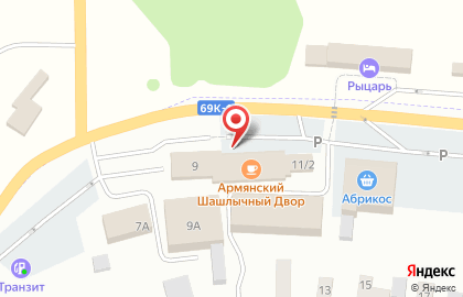 Сувенирная лавка на Центральной улице на карте