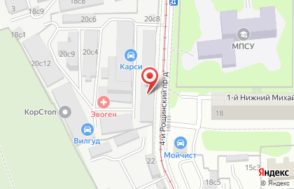 Олимп ООО в 4-м Рощинском проезде на карте