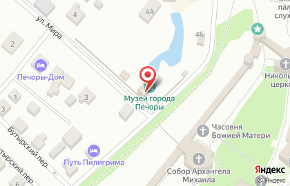 Музей Печоры на карте