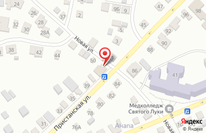 Мини-маркет Мини-маркет на Пристанской улице на карте