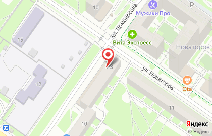 Банкомат Уральский банк Сбербанка России на улице Новаторов на карте
