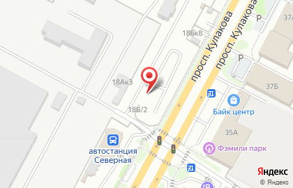 Автостоянка в Ставрополе на карте