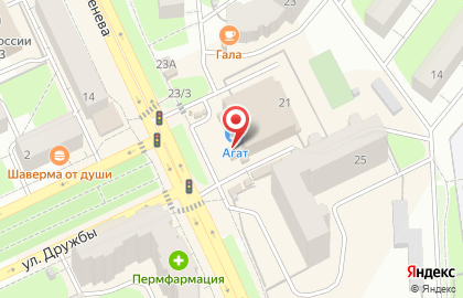 Пекарня Чудо в Мотовилихинском районе на карте