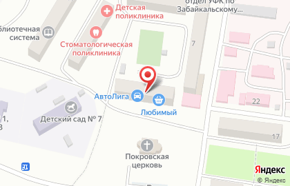 АвтоЛига в Петровск-Забайкальском на карте