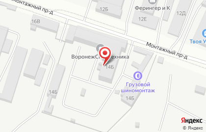 Мастерская металлообработки в Левобережном районе на карте