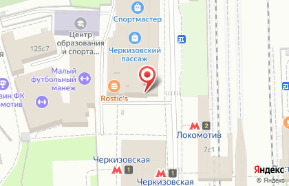 Магазин продуктов Белорусский дворик в Окружном проезде на карте