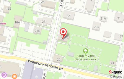 Мемориальный дом-музей Верещагиных на Социалистической улице на карте