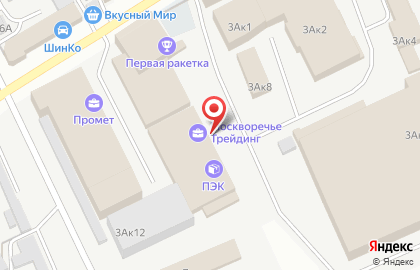 Оптовая фирма Москворечье Трейдинг на Верхне-Карьерной улице на карте