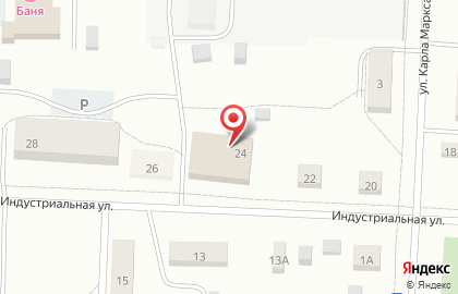 Гипермаркет Магнит на Индустриальной улице на карте