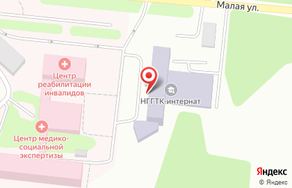 Новокузнецкий государственный гуманитарно-технический колледж-интернат на карте