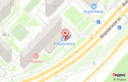 Супермаркет Азбука вкуса в Москве на карте