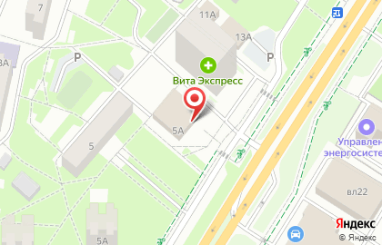 Супермаркет Магнит в Октябрьском районе на карте