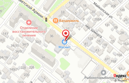 Магазин цветов ЦветОк на ​Советской Армии на карте