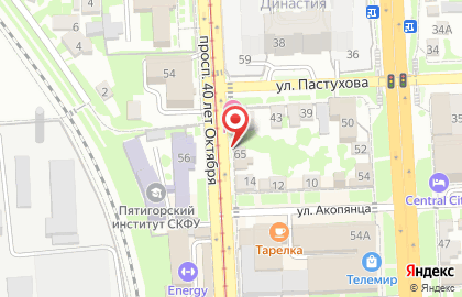 Кафе быстрого питания Хычин точка на карте
