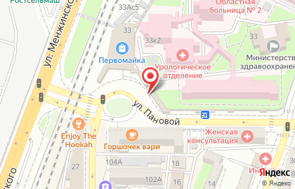 Магазин по продаже фруктов и овощей на проспекте Сельмаш на карте