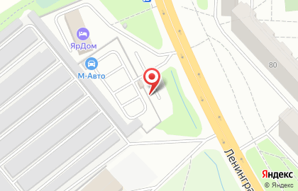 Фирма по продаже подержанных автомобилей М-авто на Ленинградском проспекте на карте