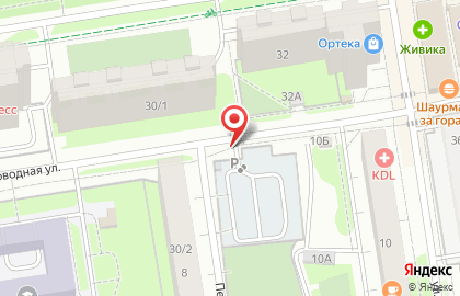 Автостоянка в Перми на карте
