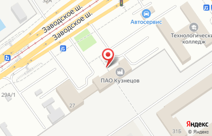Производственная компания Одк-Кузнецов в Промышленном районе на карте