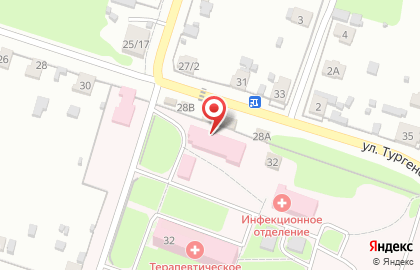 Калязинская центральная районная больница на улице Тургенева на карте