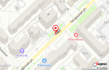 Салон Массаж62 на Татарской улице на карте